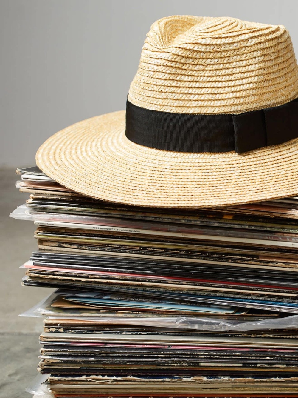 Brixton Natural Straw Fedora with Black Band